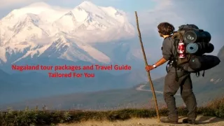 Nagaland tour packages and Travel Guide Tailored For You