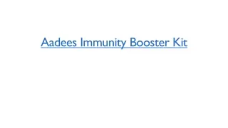Aadees Immunity Booster Kit – The Key to Natural Health