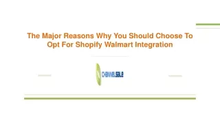 the major reasons why you should choose