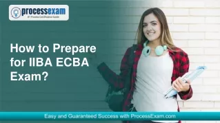 how to prepare for iiba ecba exam