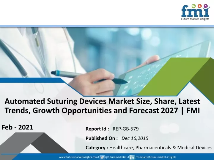 automated suturing devices market size share