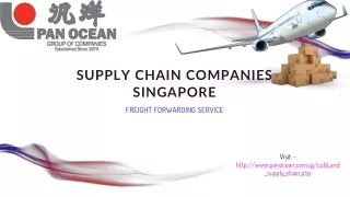 Top Supply Chain Companies Singapore