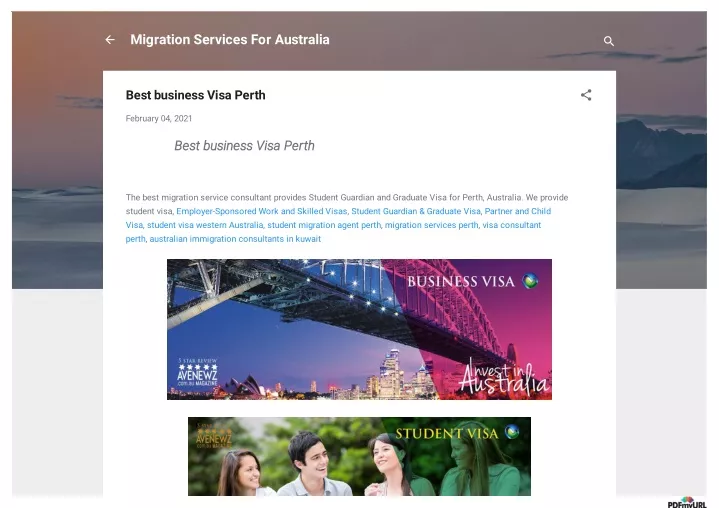 migration services for australia