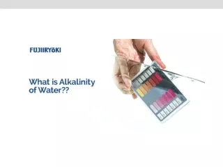 What is Alkalinity of Water??