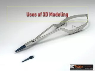 uses of 3d modeling