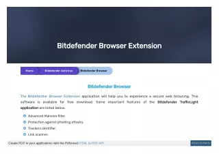 bitdefender browser extension