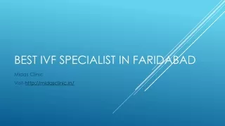 IVF Specialist in Faridabad