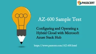 az 600 sample test az 600 sample test