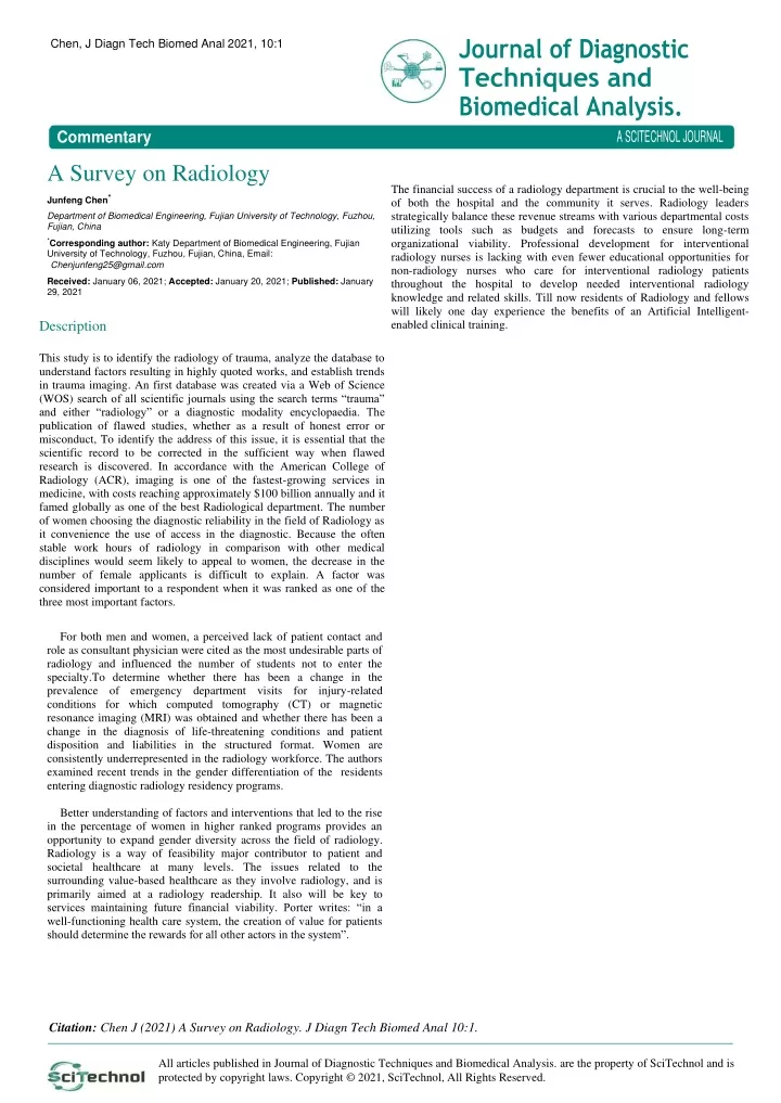 journal of diagnostic techniques and biomedical