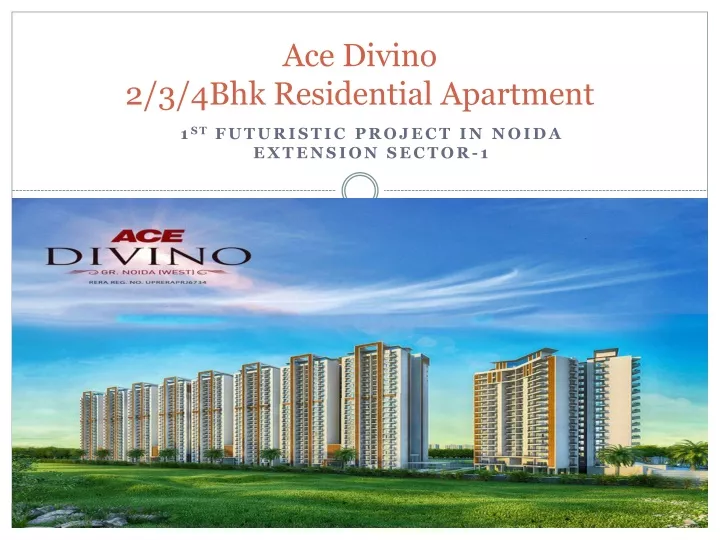 ace divino 2 3 4bhk residential apartment