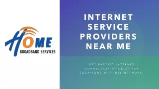 internet service providers near me