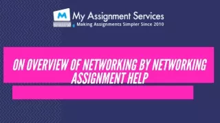 on overview of networking by networking