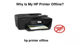 why is my hp printer offline