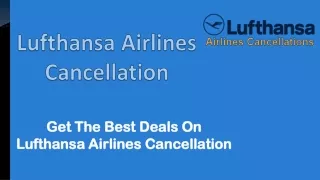 Lufthansa Airlines Cancellation