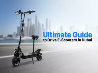 Want to ride an e-scooter in the UAE? Here is all you need to know.  | E scooter legal in Dubai