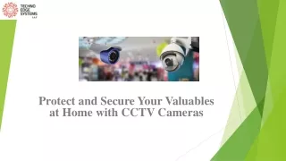 protect and secure your valuables at home with cctv cameras