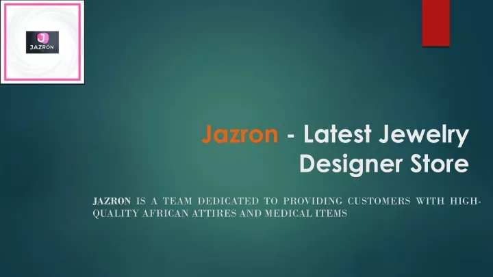 jazron latest jewelry designer store
