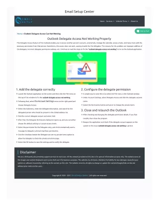 email setup center