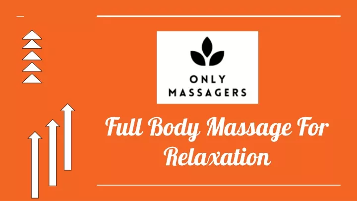full body massage for relaxation