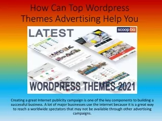 how can top wordpress themes advertising help you