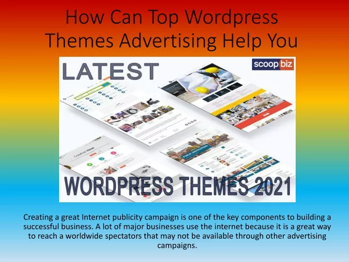 how can top wordpress themes advertising help you