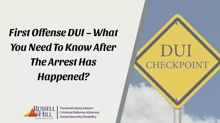 first offense dui what you need to know after