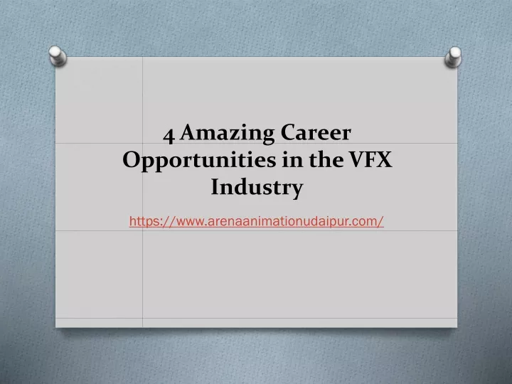 4 amazing career opportunities in the vfx industry