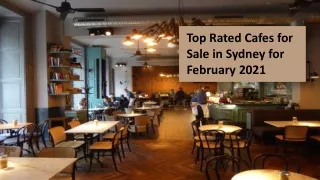 Top Rated Cafes for Sale in Sydney for February 2021