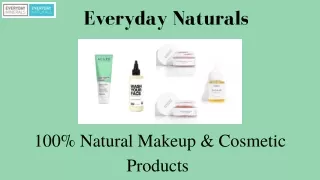 Clean Skincare Products | Everyday Naturals