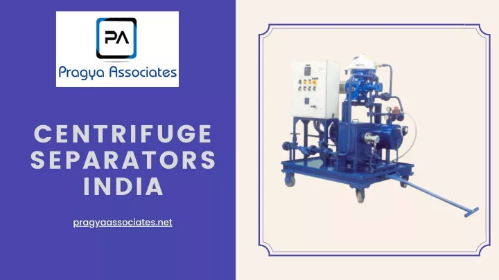 centrifuge separators india