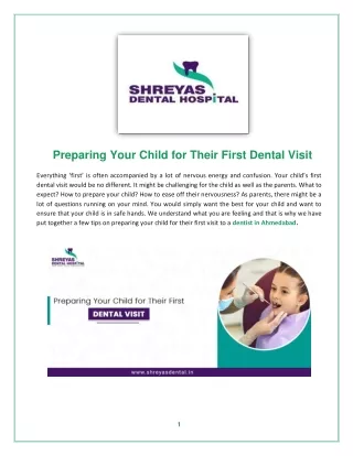 Useful Tips to Prepare Your Child for Their First Trip to the Dentist