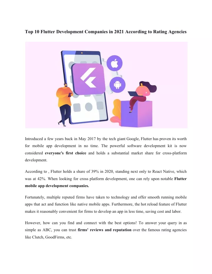 top 10 flutter development companies in 2021