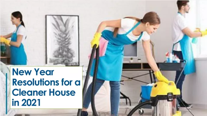new year resolutions for a cleaner house in 2021