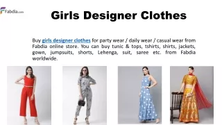 Girls Designer Clothes