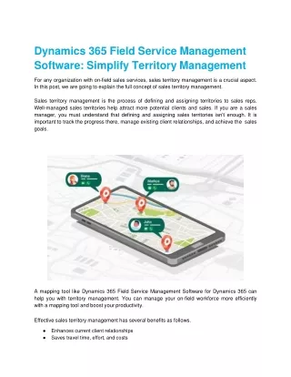 dynamics 365 field service management software simplify territory management