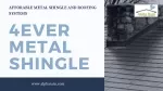 Affordable Metal Shingle | 4Ever Shingle by Alpha Rain - slide 1