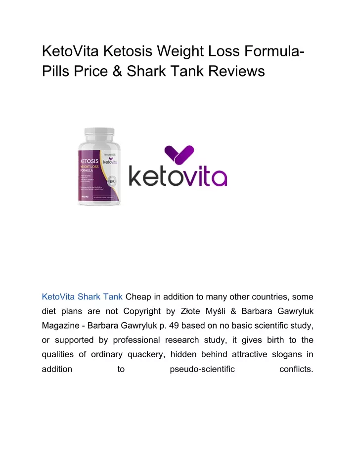 ketovita ketosis weight loss formula pills price