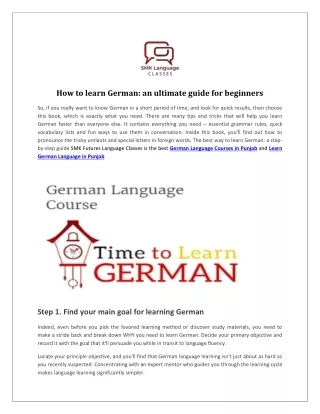 How to learn German: an ultimate guide for beginners