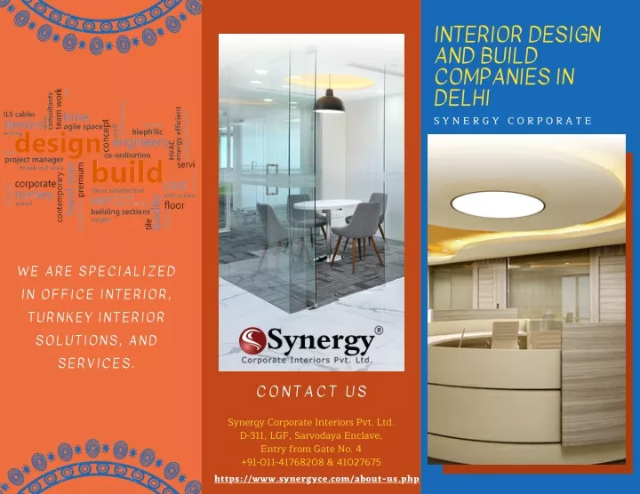 interior design and build companies in delhi