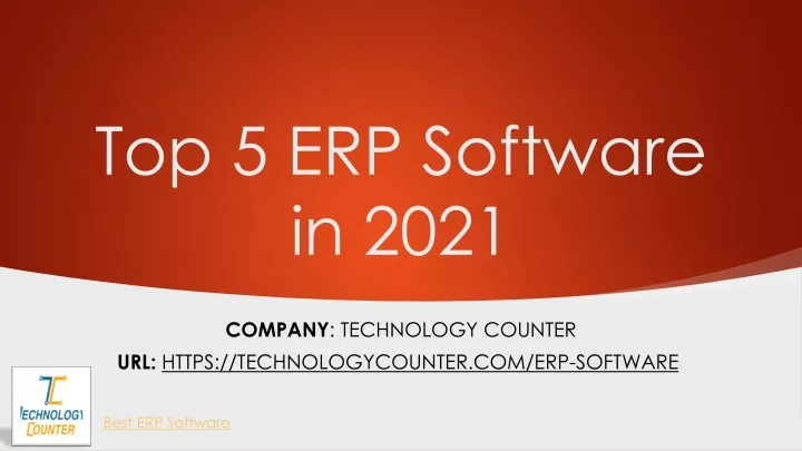 top 5 erp software in 2021