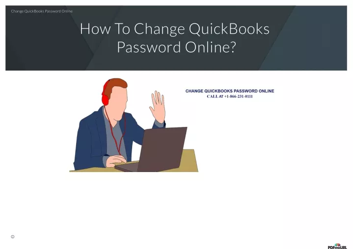 change quickbooks password online