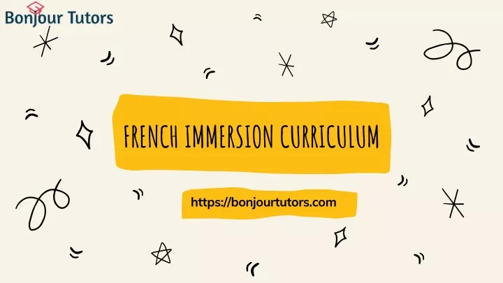 french immersion curriculum