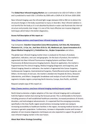 the global near infrared imaging market size