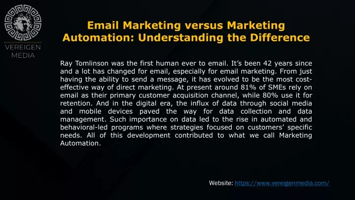 email marketing versus marketing automation