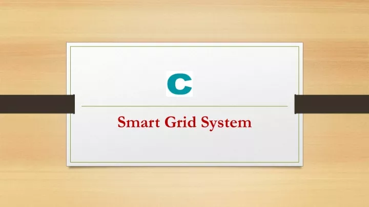 smart grid system