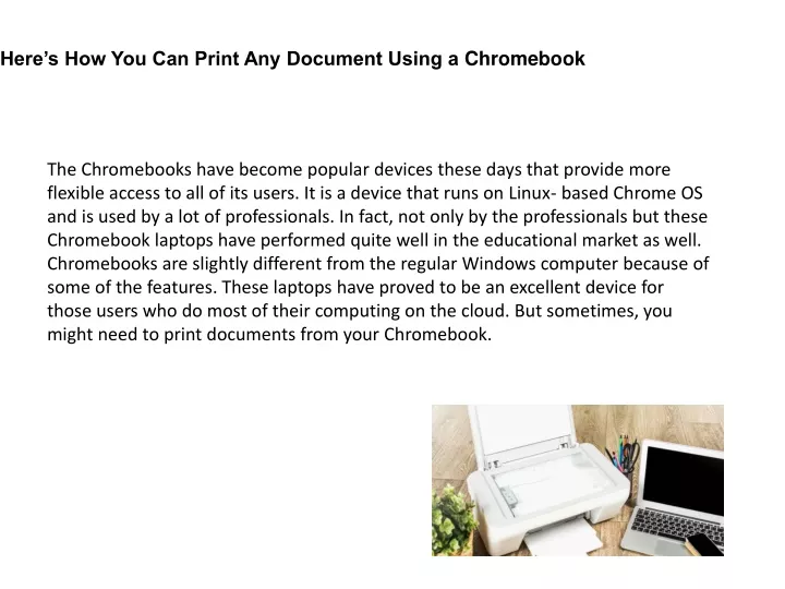 here s how you can print any document using