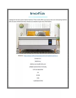 looking for the best queen hybrid mattress then