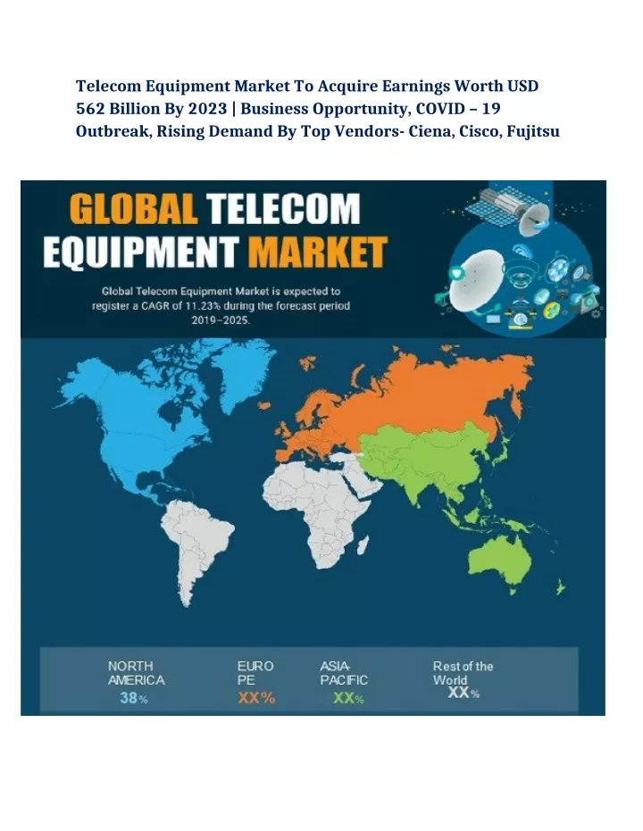 telecom equipment market to acquire earnings