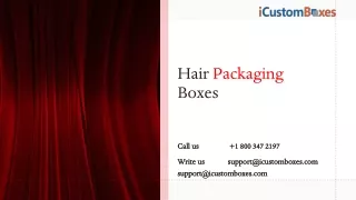 hair packaging boxes