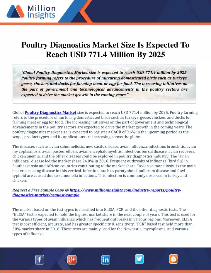 poultry diagnostics market size is expected